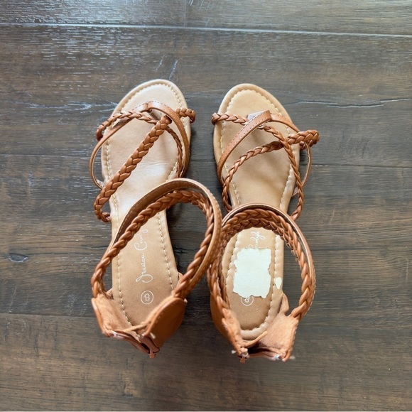 Jessica Carlyle Sandy Open Toe Braided Sandal Size 8 Women - Picture 8 of 14